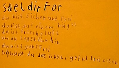 Samurai-Programm. Feedback Schüler 1. Klasse. 2014.