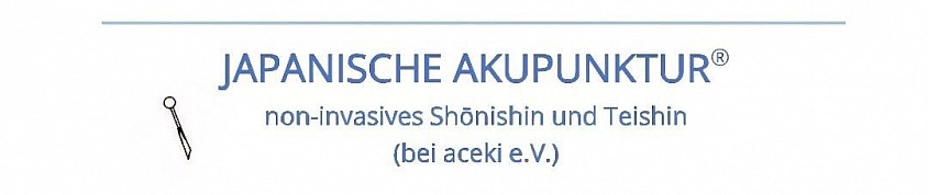Japanische Akupunktur. Shōnishin. Teishin.